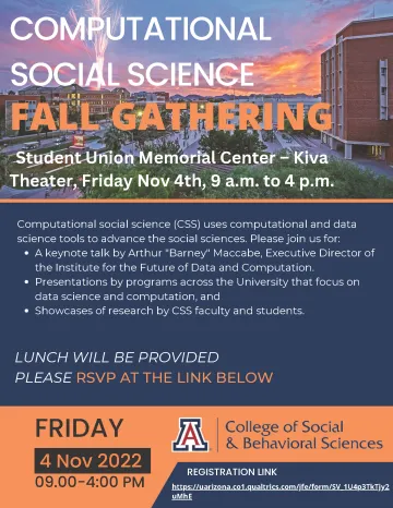 Computational Social Science Fall Gathering 2022